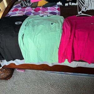 Simply Southern Vibrant Pink Long Sleeve Shirt